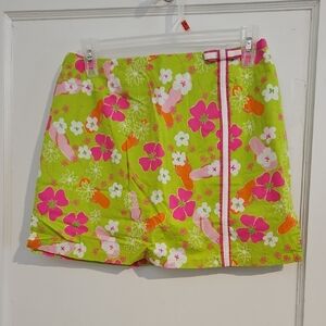 Vintage White Label Lilly Pulitzer Lenore Skort in Gidget Print Size 4